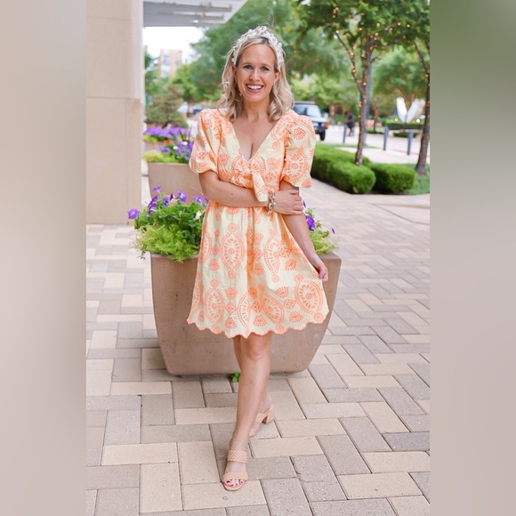 Lilly Pulitzer Sarafina Short Sleeve Dress Size 6 - Picture 9 of 14